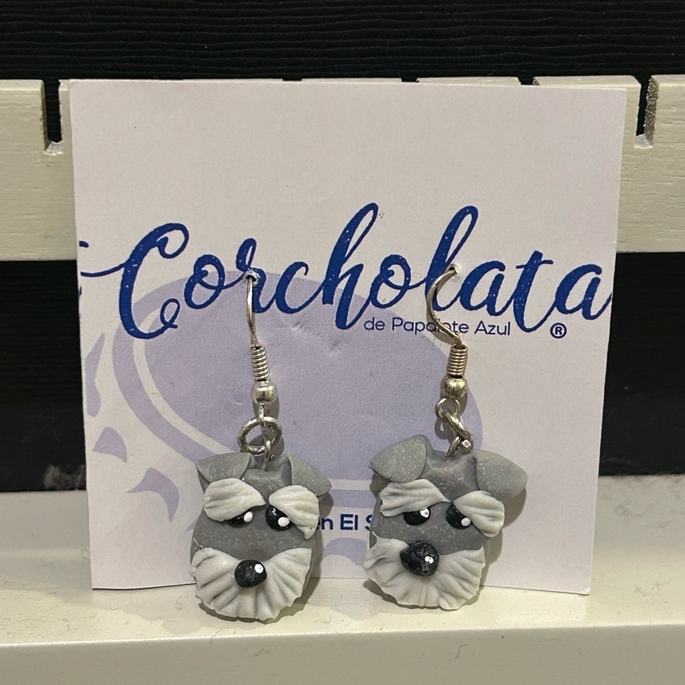 Dog Earrings by Corcholata